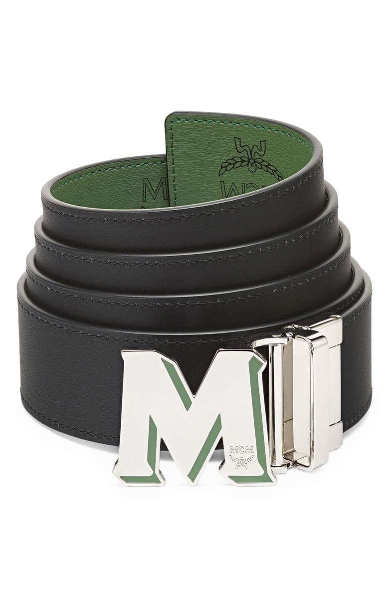 MCM Claus Reversible Belt, Alternate, color, 