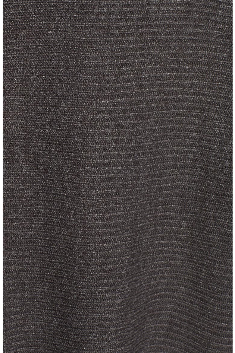 RD Style High/Low Dolman Sleeve Ribbed Sweater, Alternate, color, ASH GREY