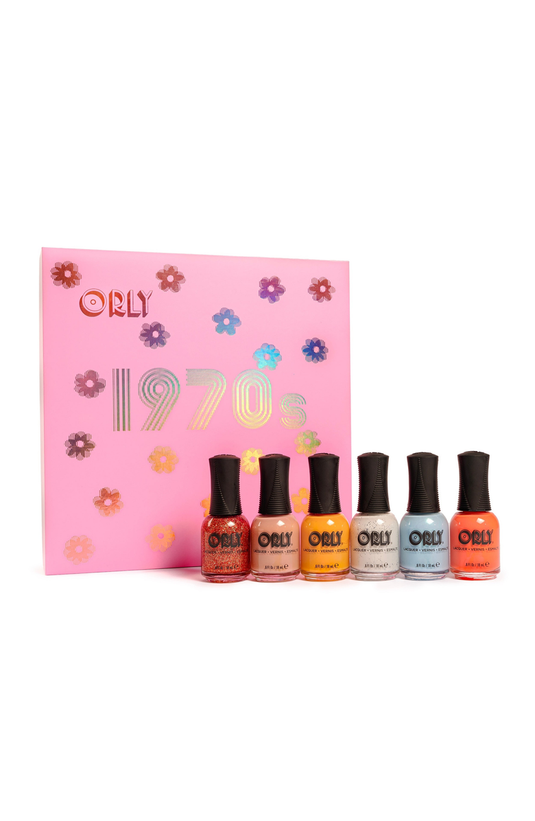 ORLY 1970s Limited Edition 6-Piece Nail Lacquer Set, Main, color, NO COLOR