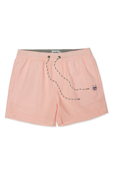 Stripe Party Starter Lined 5-Inch Swim Trunks
