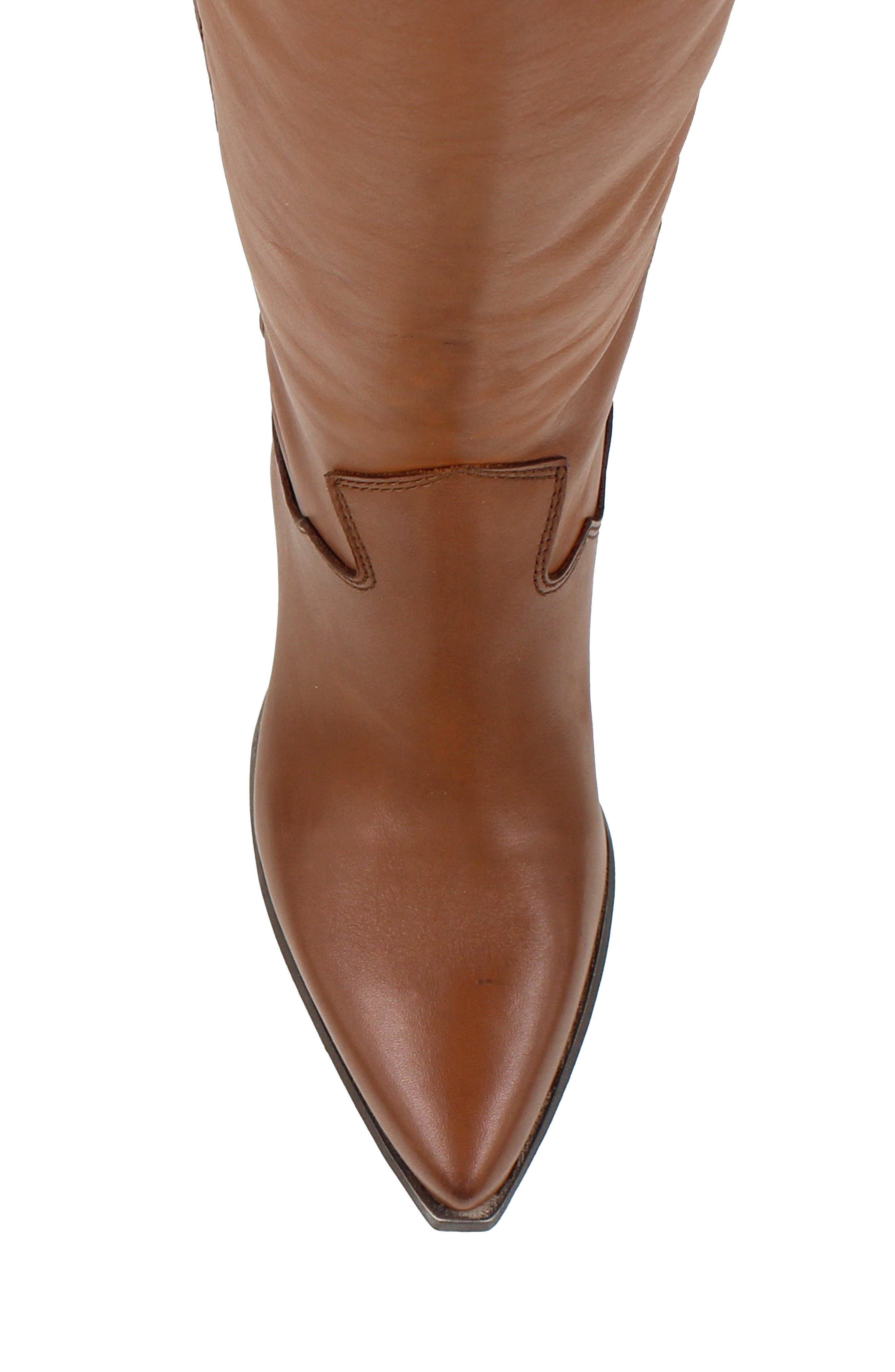 Valezka Knee High Boot, Alternate, color, TAN LEATHER
