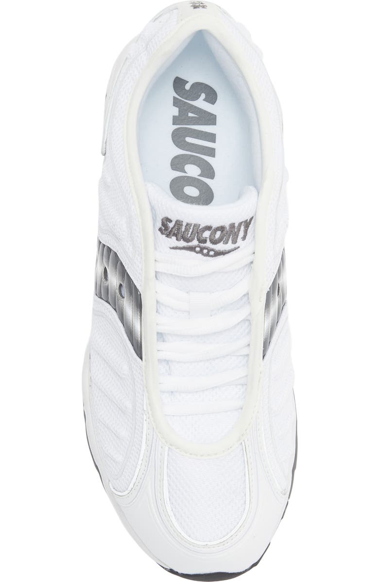 Saucony Gender Inclusive Matrix Sneaker, Alternate, color, White/ Metallic