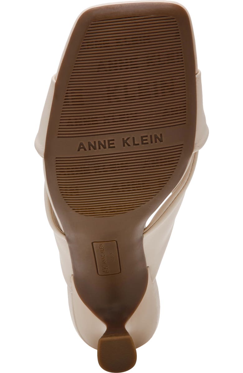 Anne Klein Jaiba Knotted Slide Sandal, Alternate, color, Bone