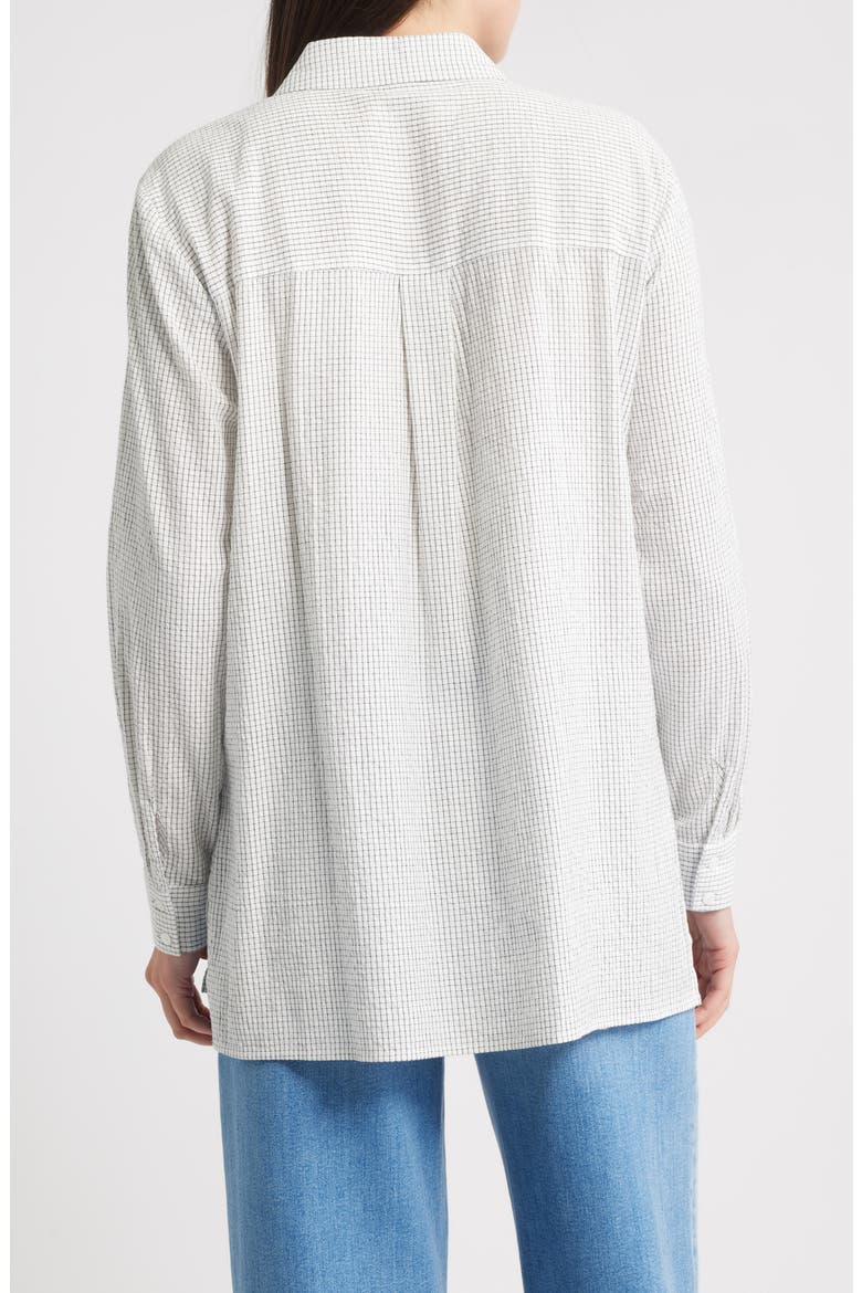 Classic Collar Easy Organic Cotton Button-Up Shirt, Alternate, color, WHITE