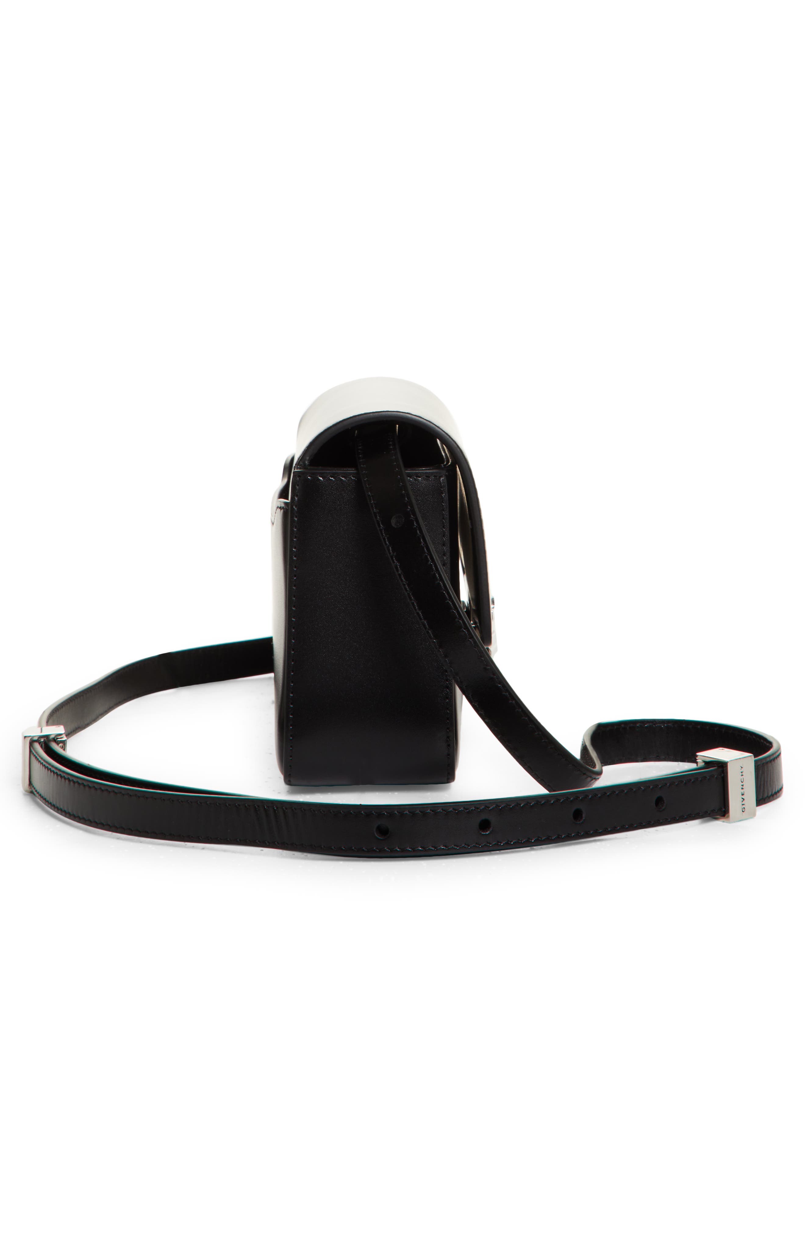 Givenchy Mini 4G Leather Crossbody Bag, Alternate, color, 