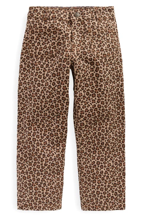 Kids' Leopard Print Cotton Pants (Toddler, Little Kid & Big Kid)