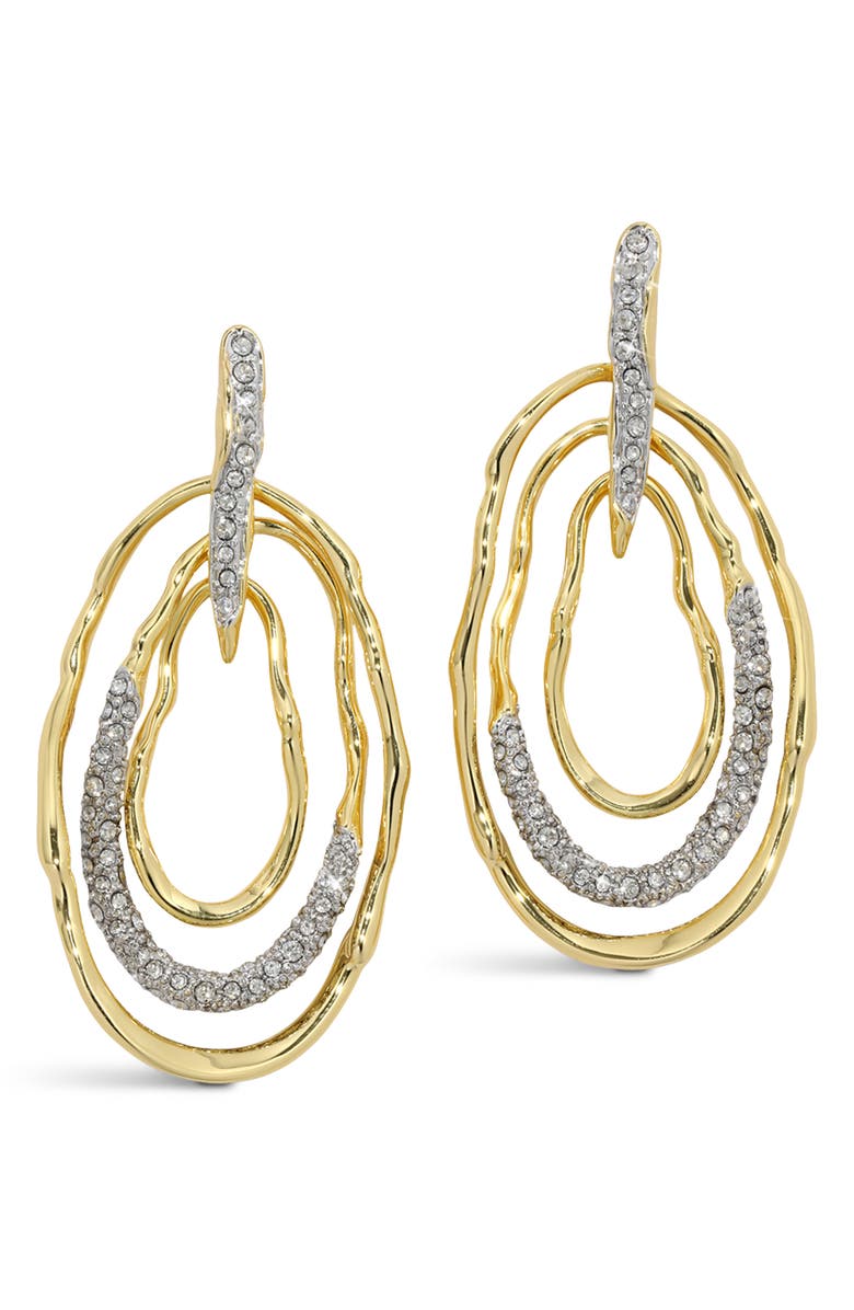 Alexis Bittar Solanales Mobile Drop Earrings, Main, color, Gold/ Crystals
