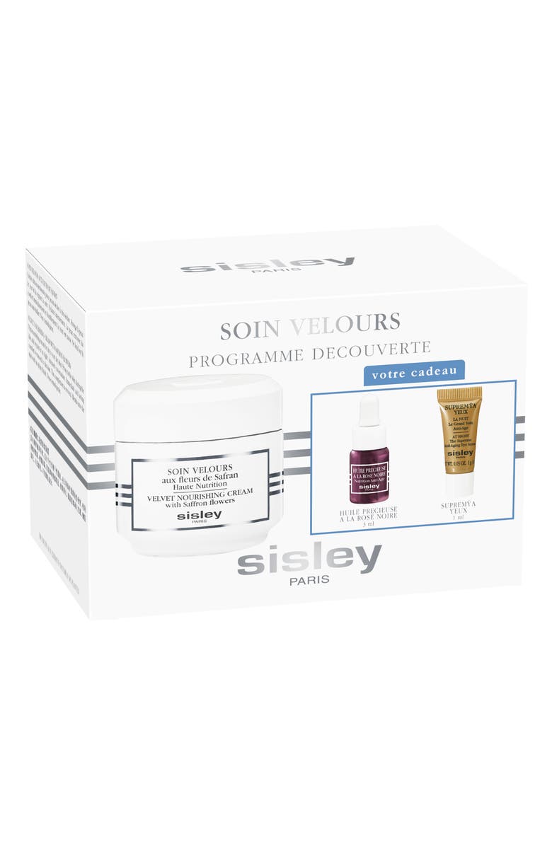 Sisley Paris Velvet Nourishing Cream with Saffron Flowers Discovery Set, Main, color, 