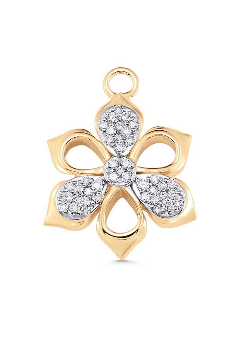 Lierre Partial Charm, Main, color, YELLOW GOLD/ DIAMOND