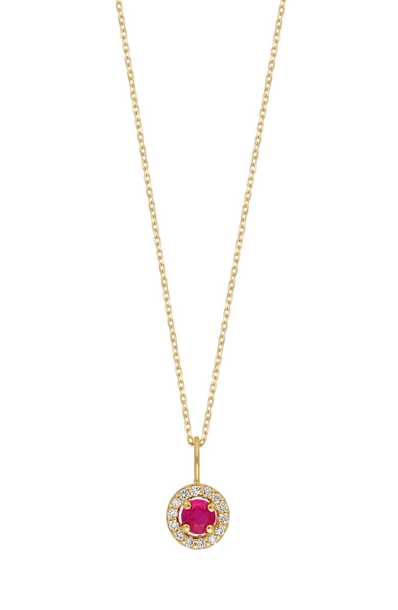 Bony Levy El Mar Ruby & Diamond Pendant Necklace, Main, color, 