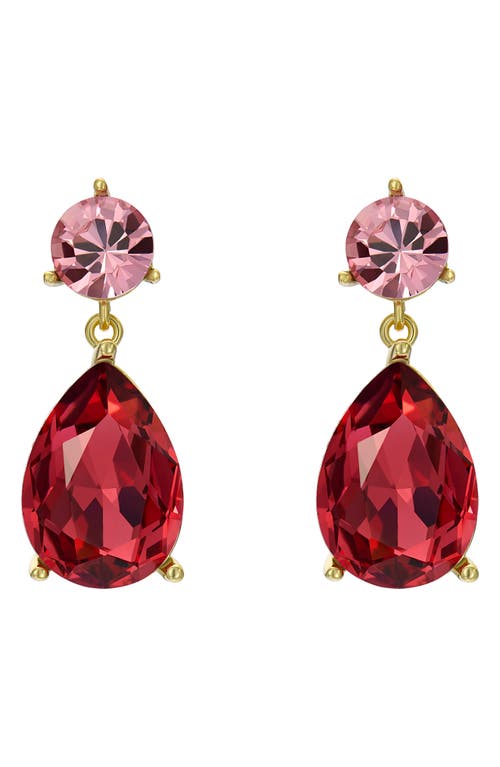 Ted Baker Teaire Crystal Drop Earrings In Red