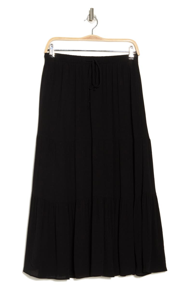CHELSEA AND THEODORE Pleated Tiered Midi Skirt, Alternate, color, 