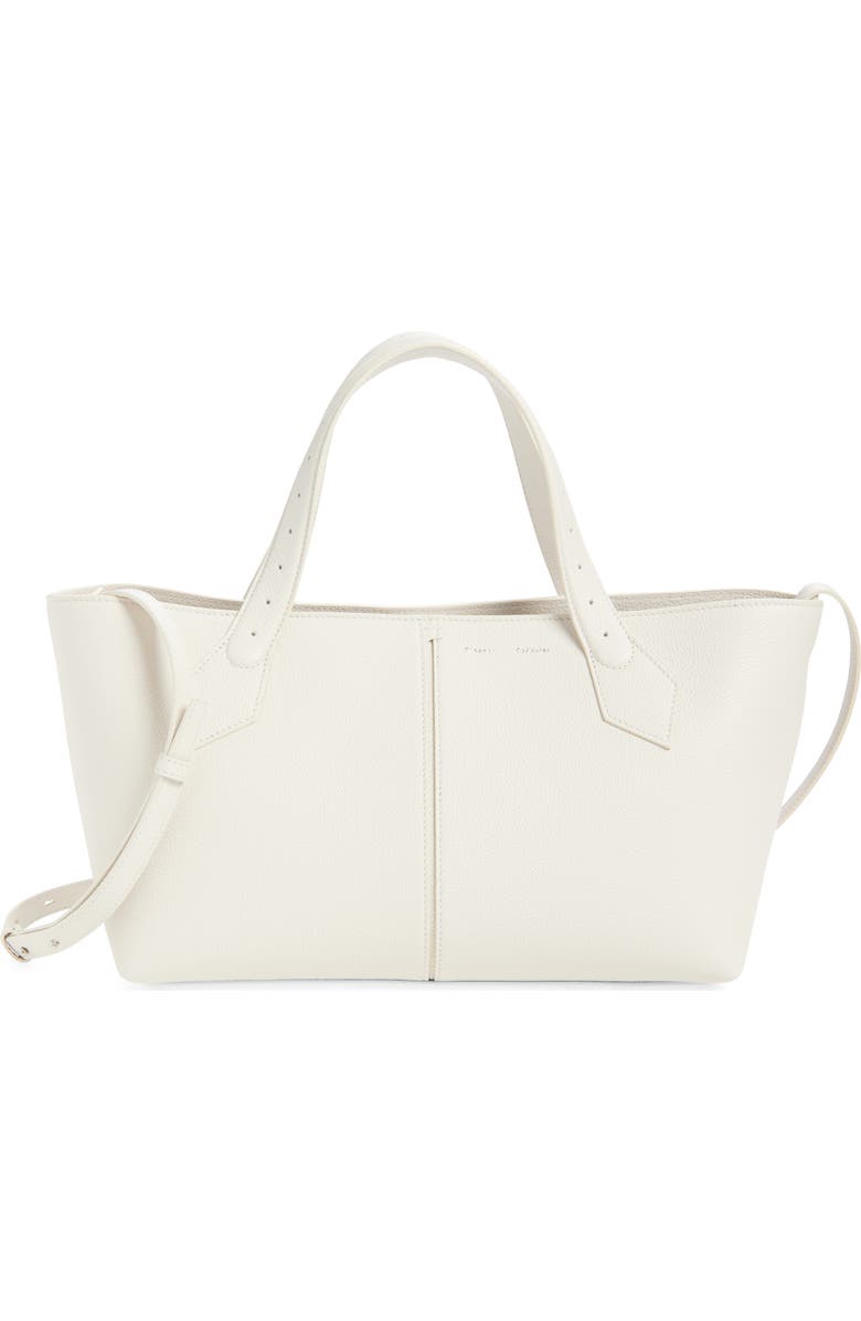 Proenza Schouler Chelsea Leather East/West Tote, Main, color, Soft White