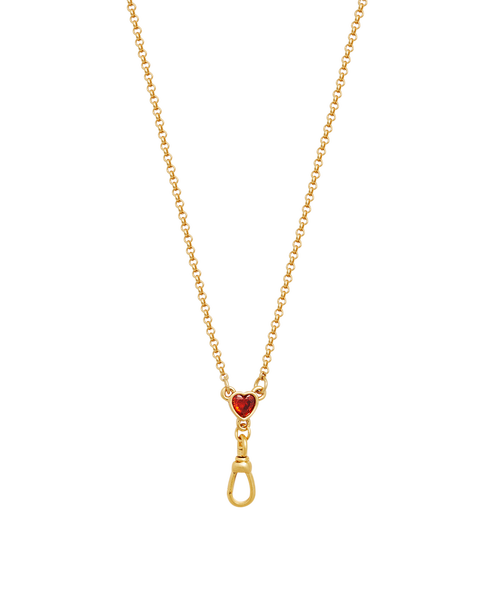 Love Heart Clasp Chain Necklace