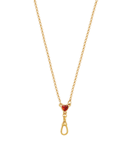 Fable England Love Heart Clasp Chain Necklace