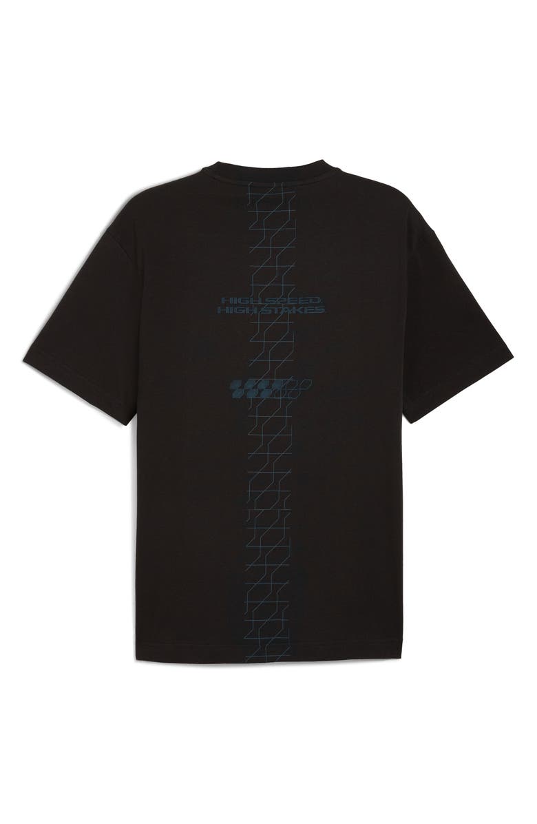 PUMA F1 Ultimate Racing Logo Graphic T-Shirt, Alternate, color, Puma Black