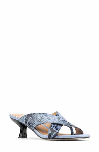 Mule Kitten Heel Sandal