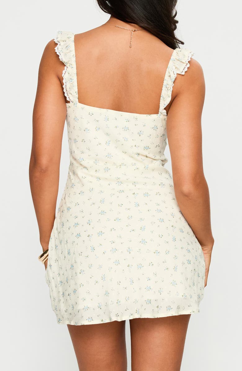 Princess Polly Beacall Floral Cotton Minidress, Alternate, color, Multi Floral