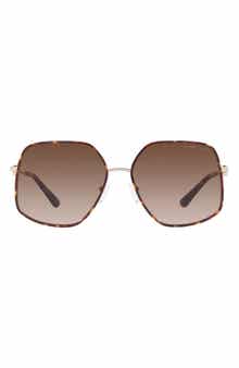 Empire 59mm Gradient Butterfly Sunglasses