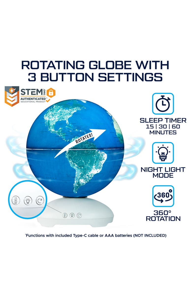 USA Toyz CityScapes Illuminated Globe, Alternate, color, Multi Color