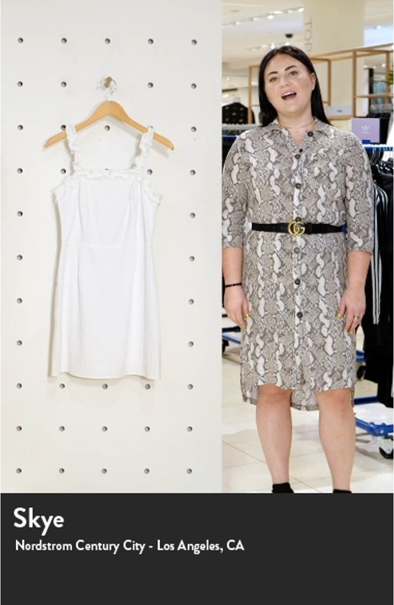 White Sands Ruffle Minidress, sales video thumbnail