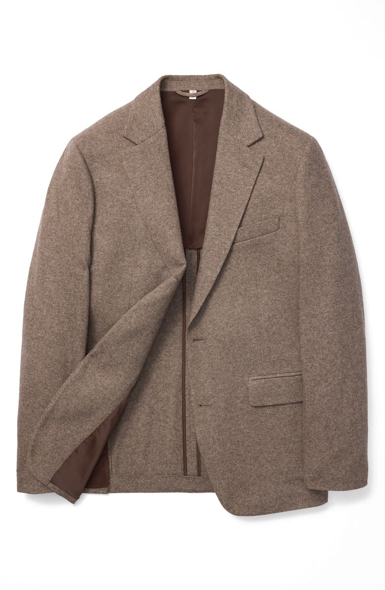 Bonobos Slim Fit Wool Blend Knit Blazer, Alternate, color, 300 Mushroom