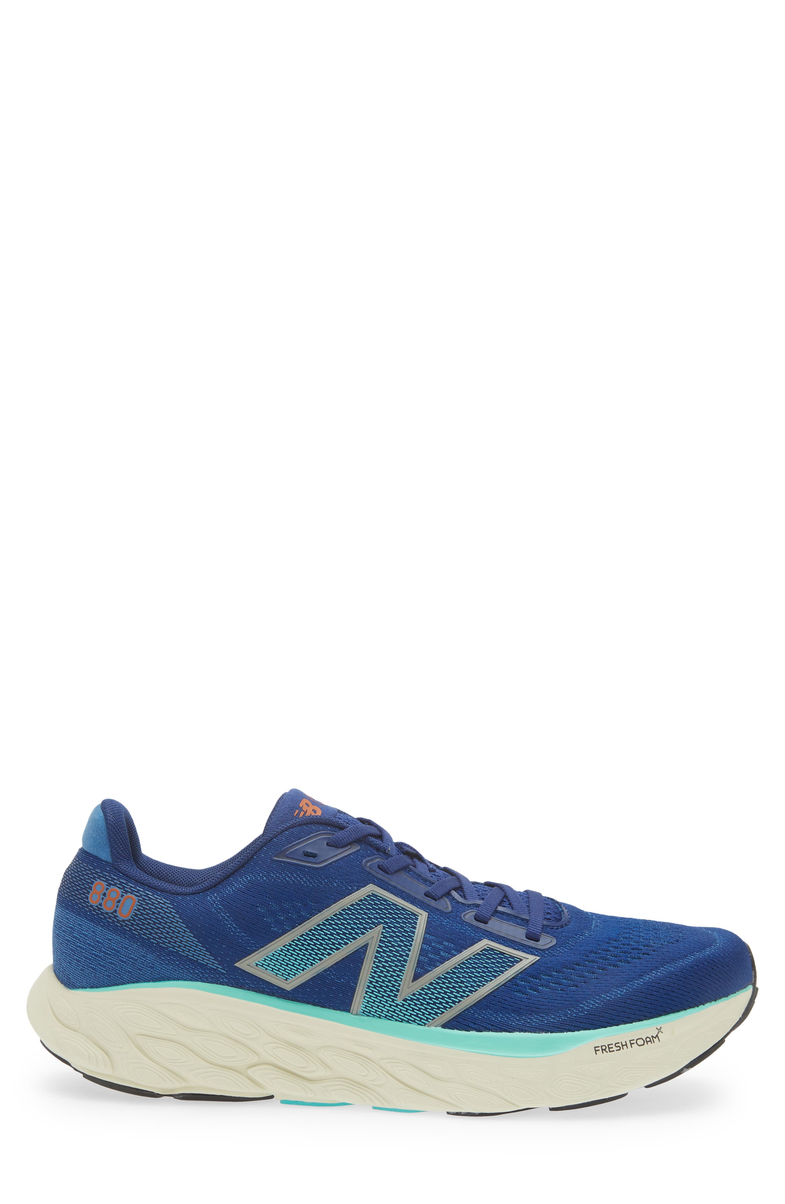 Fresh Foam X 880 v14 Running Sneaker, Alternate, color, INKWELL/ CYBER JADE