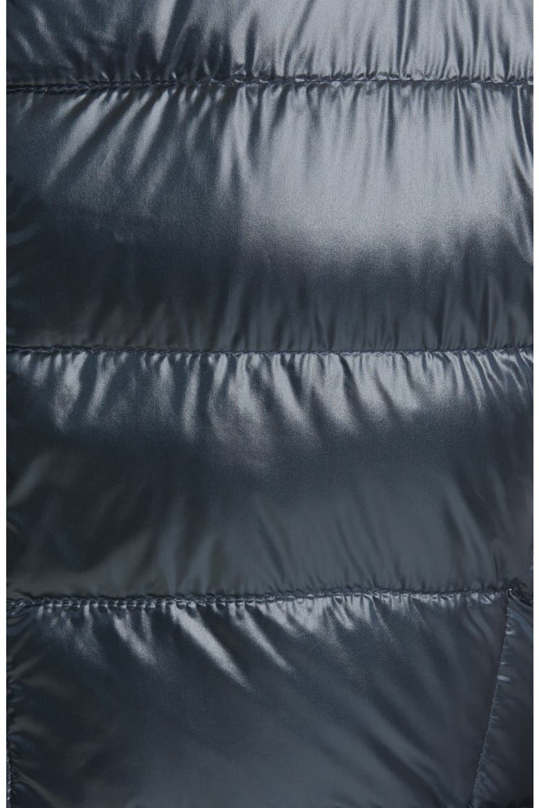 Short Quilted Down Vest, Alternate, color, BLUE