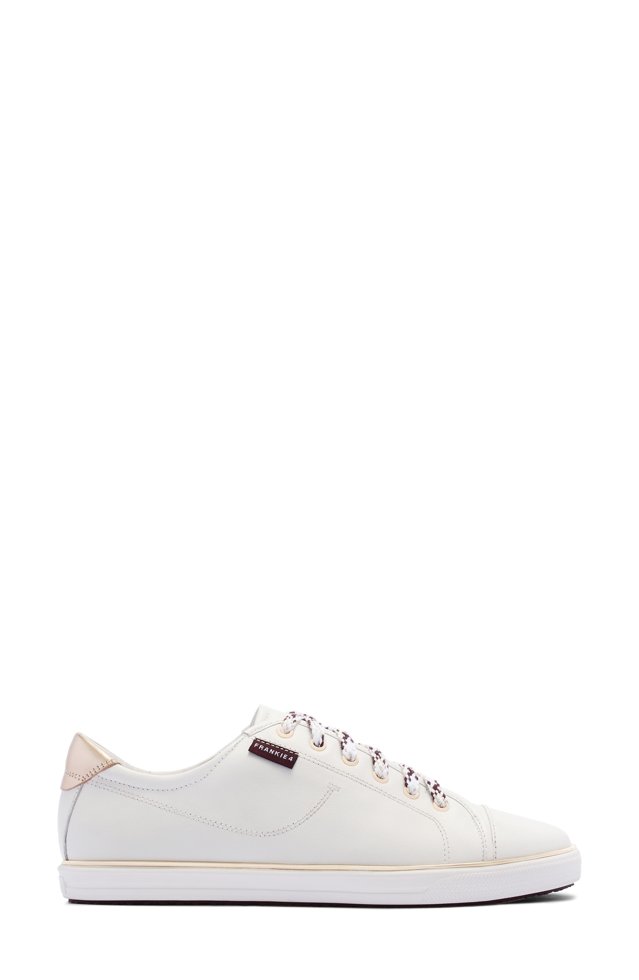 Nat III Cap Toe Sneaker, Alternate, color, WHITE/ GOLD