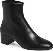 MANGO Sesan Faux Leather Ankle Bootie