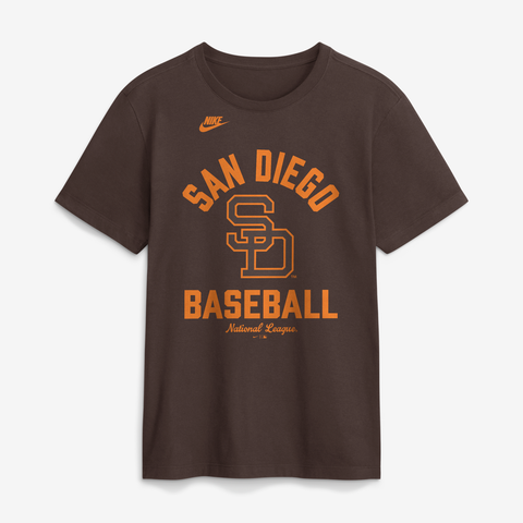 Men's Nike Brown San Diego Padres Cooperstown Collection T-Shirt