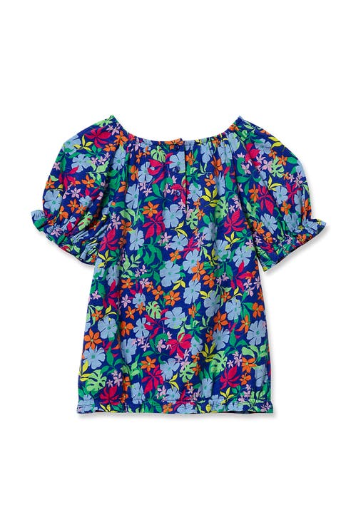 Girls Shirred Puff Blouse