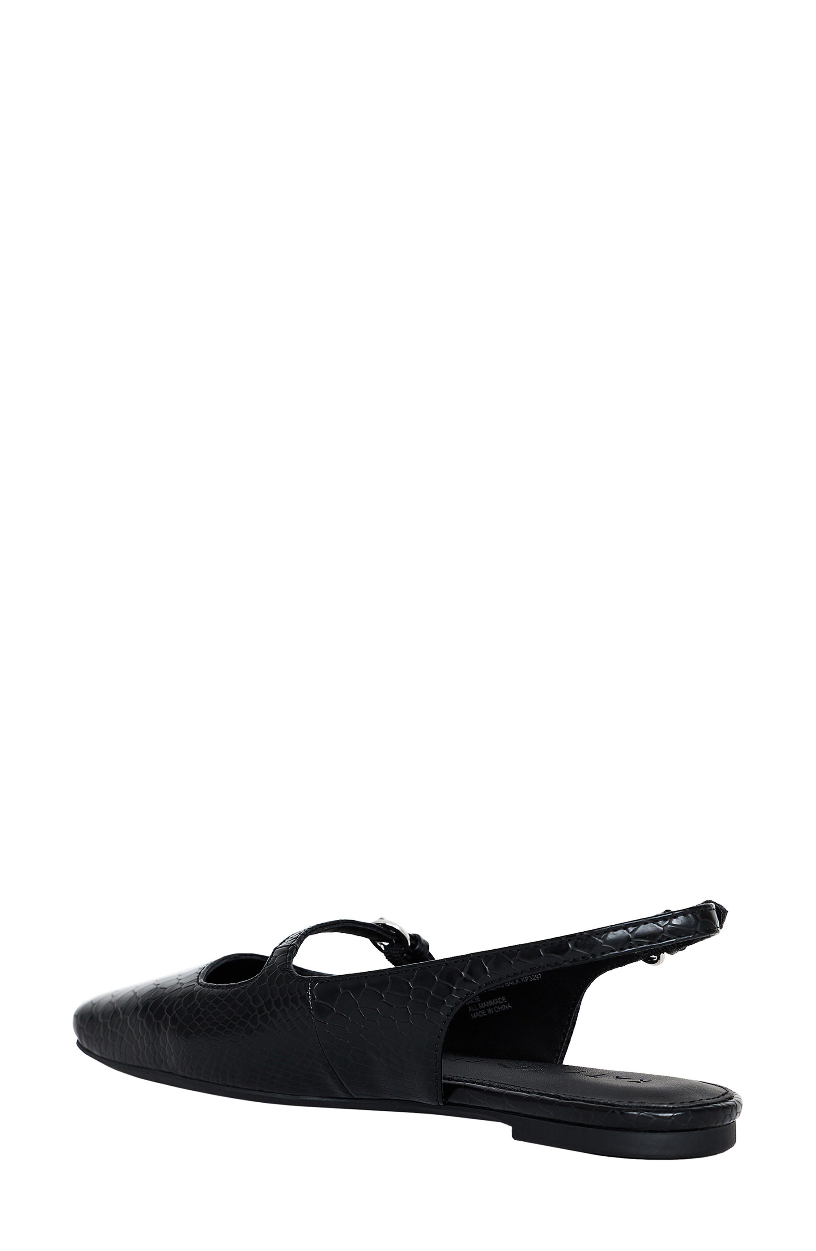 Katy Perry The Evie Snakeskin Embossed Slingback Flat, Alternate, color, 