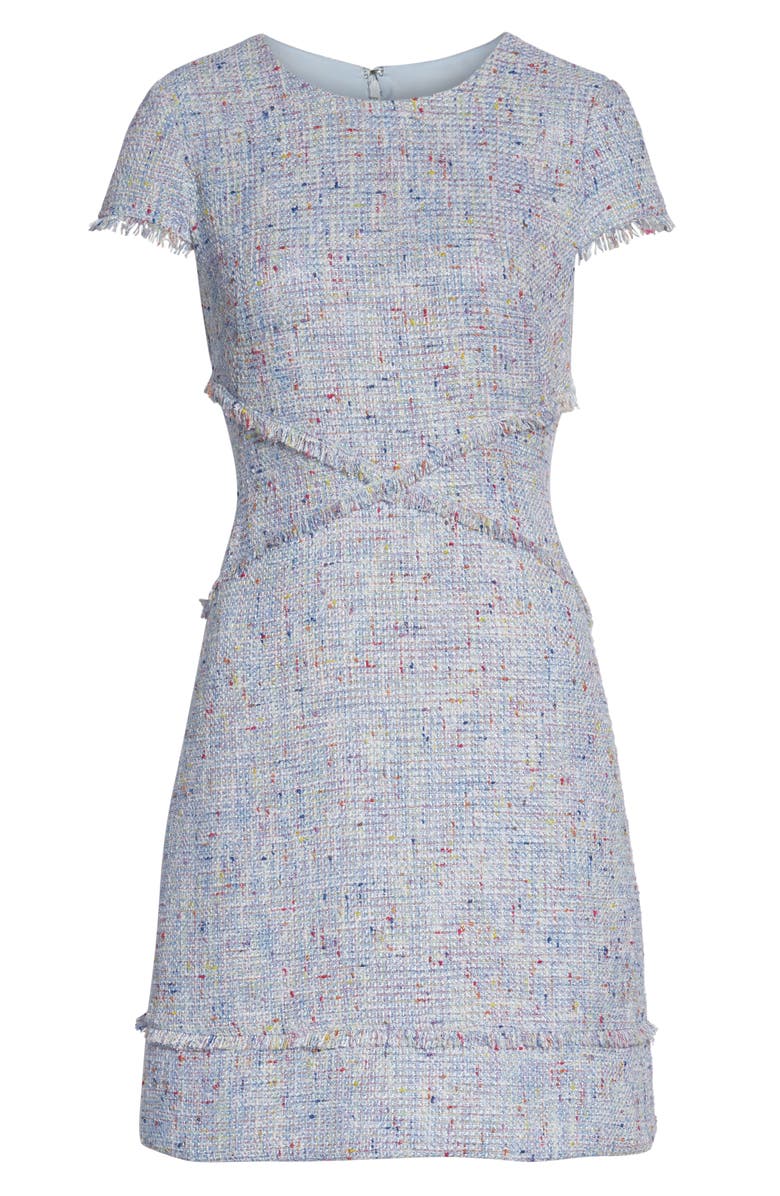 Eliza J Sheath Tweed Sheath Dress, Alternate, color,