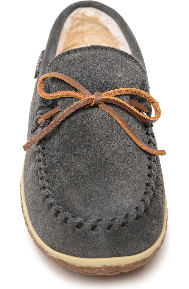 Minnetonka Tomm Faux Shearling Lined Moccasin, Alternate, color,