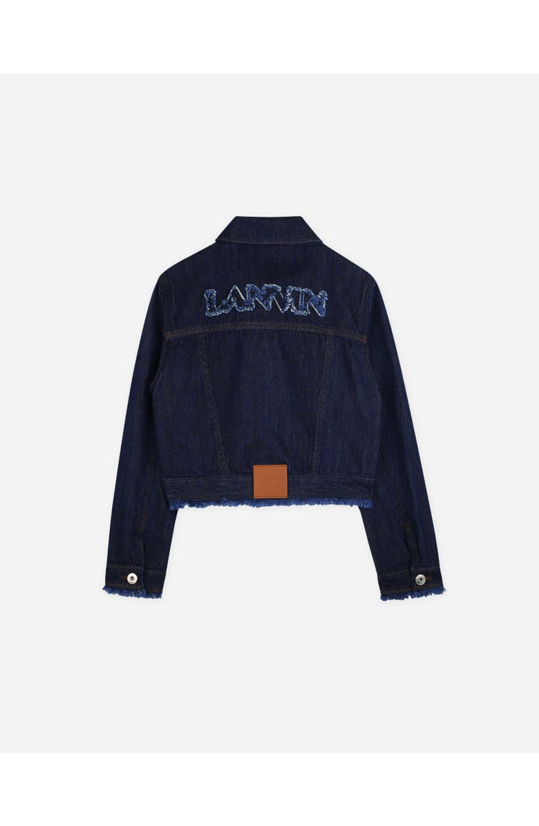 Lanvin KIDS SHORT DENIM JACKET, Alternate, color,