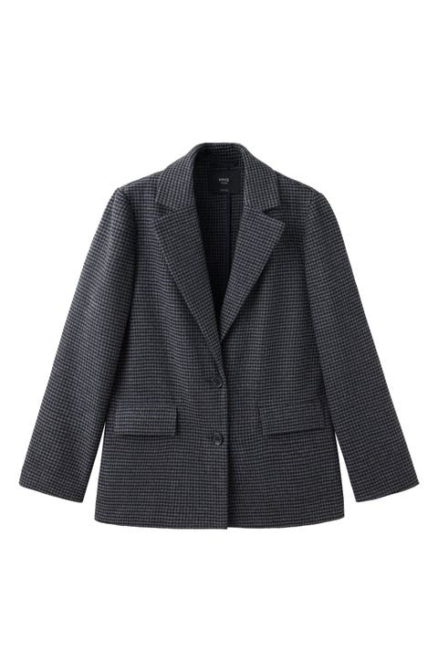 Wool Blend Oversize Blazer