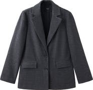 MANGO TEEN Wool Blend Oversize Blazer