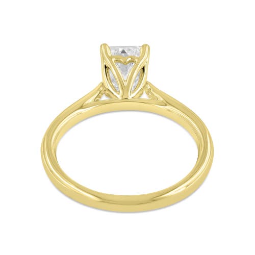 Luvmyjewelry Rahina 14k Yellow Gold Emerald Lab Grown Diamond Solitaire Engagement Ring In 14k Yellow Gold