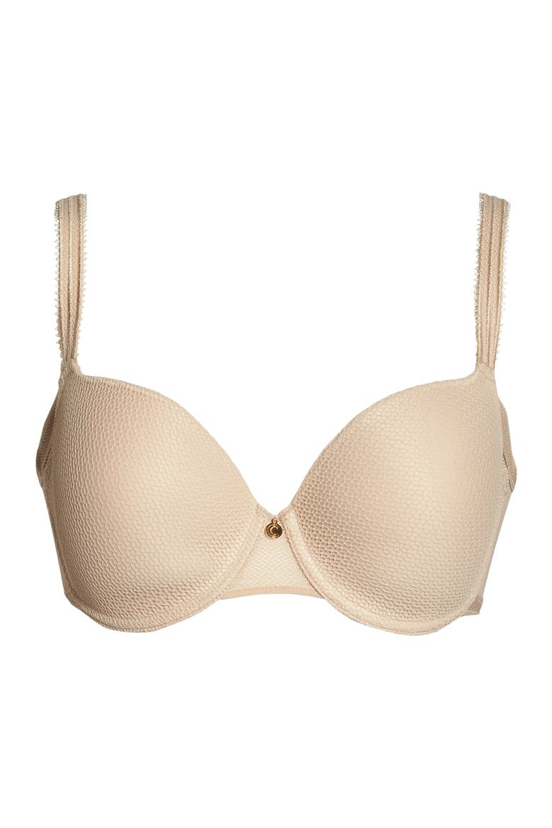 Saint Michel Underwire Back Smoothing Spacer Bra, Alternate, color, ULTRA NUDE