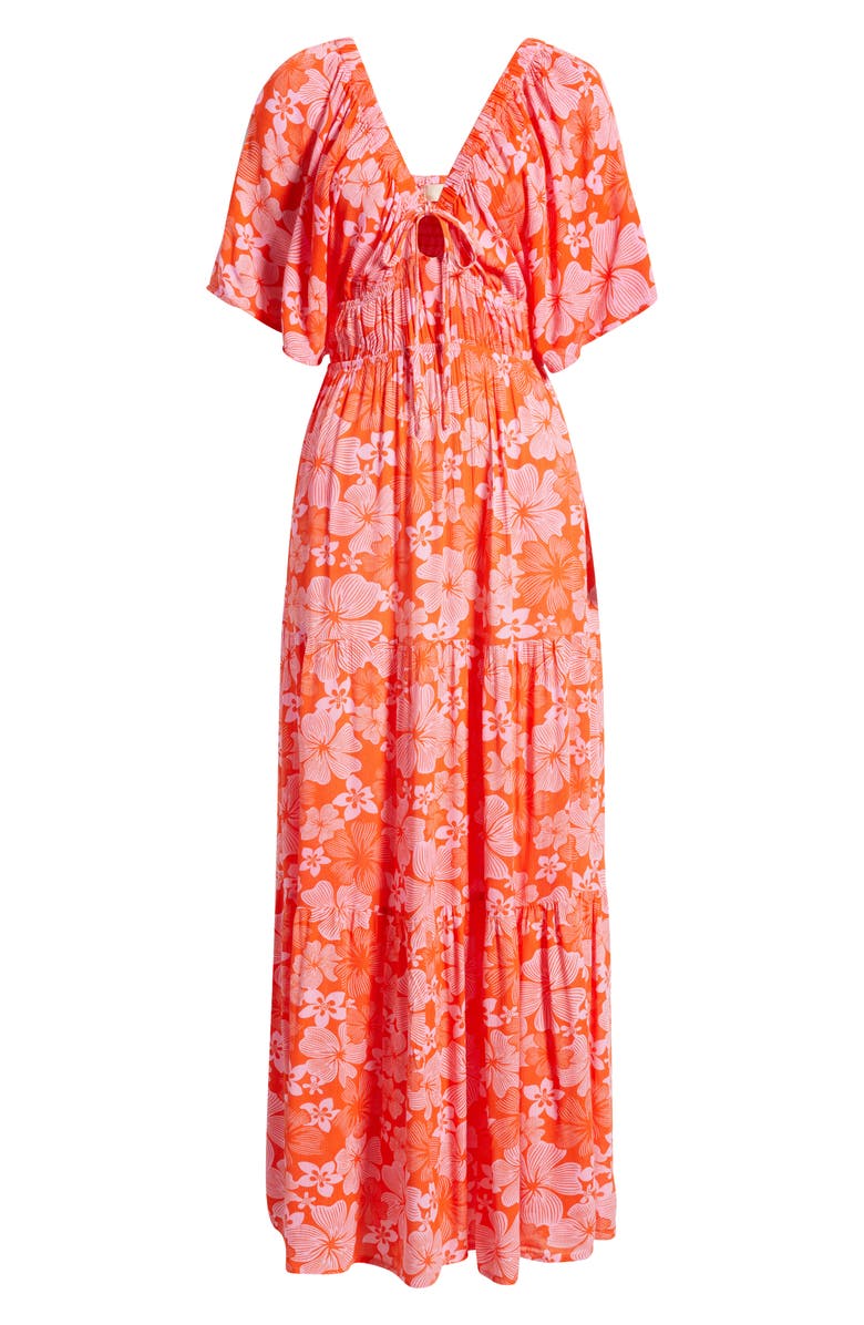 Rip Curl Aloha State Maxi Dress, Main, color, Red