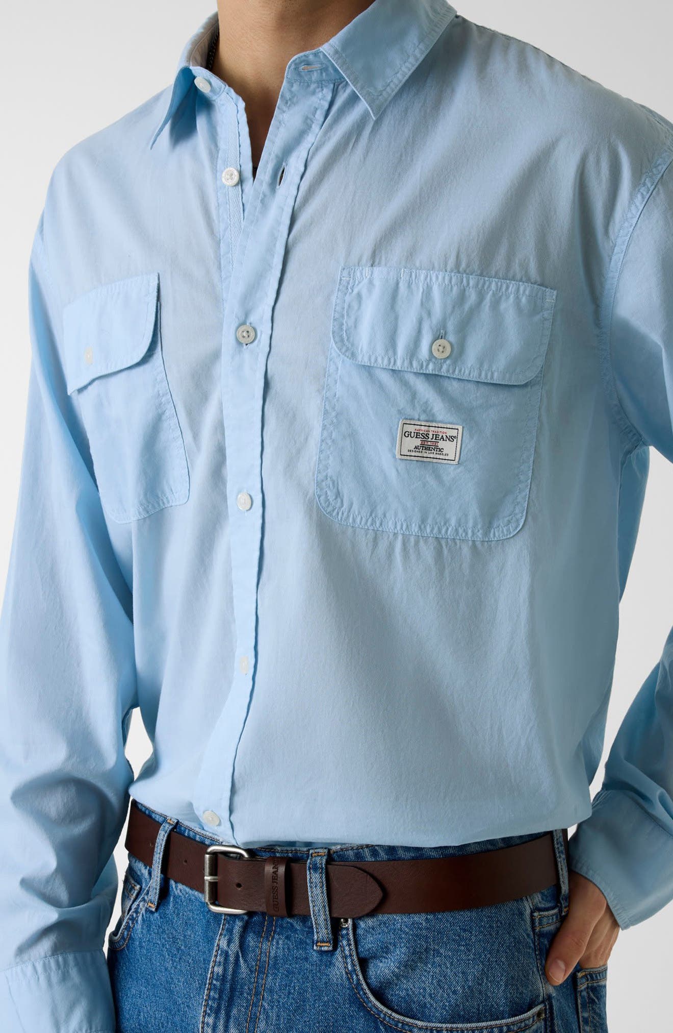 Boxi Cotton Button-Up Shirt - image 3
