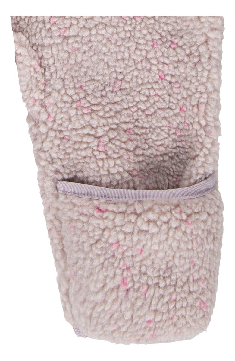 Nike Cozy Comfort Fleece Hooded Romper, Alternate, color, Platinum Violet