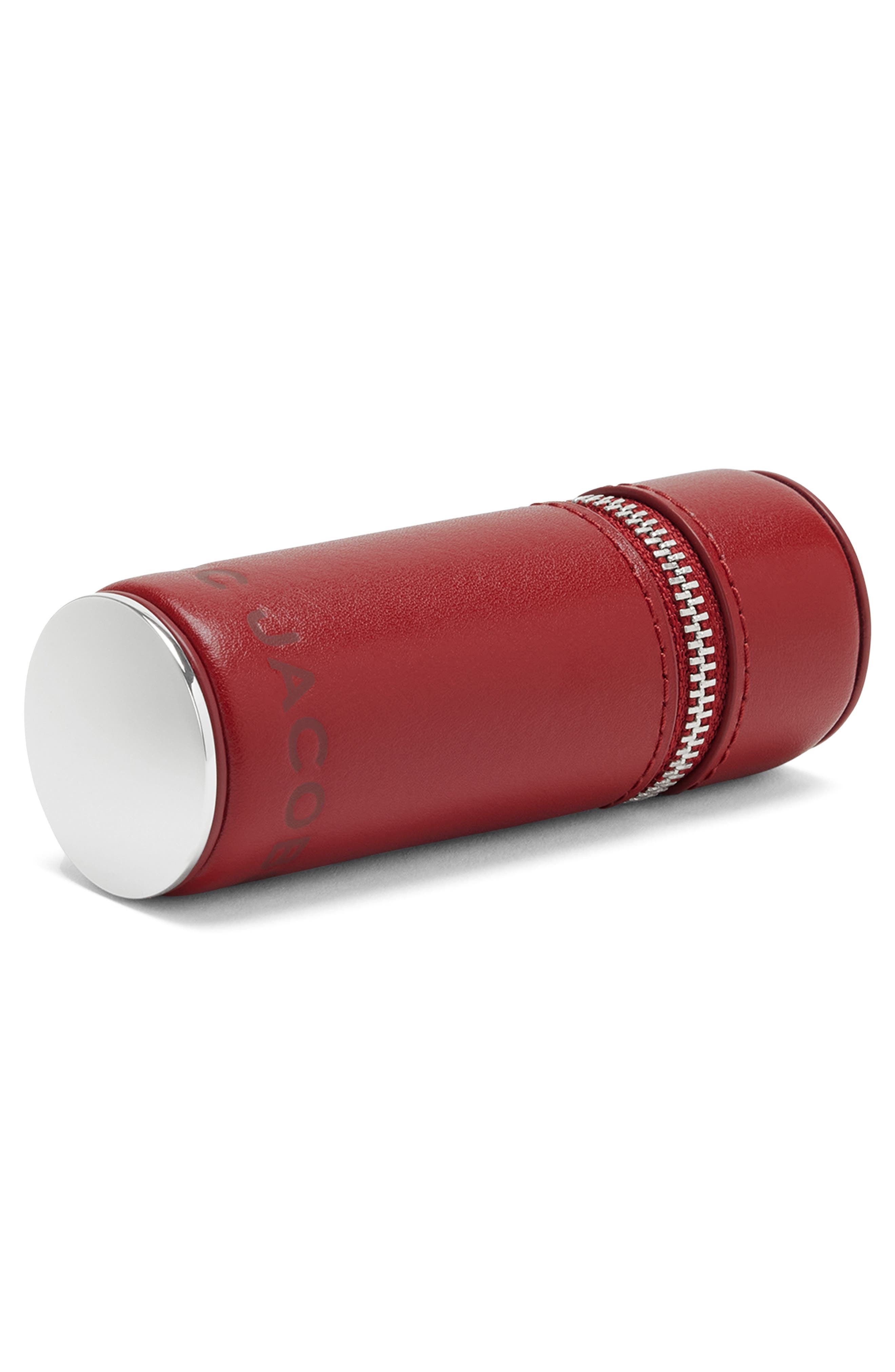 The Lipstick Case Bag Charm, Alternate, color, CRIMSON
