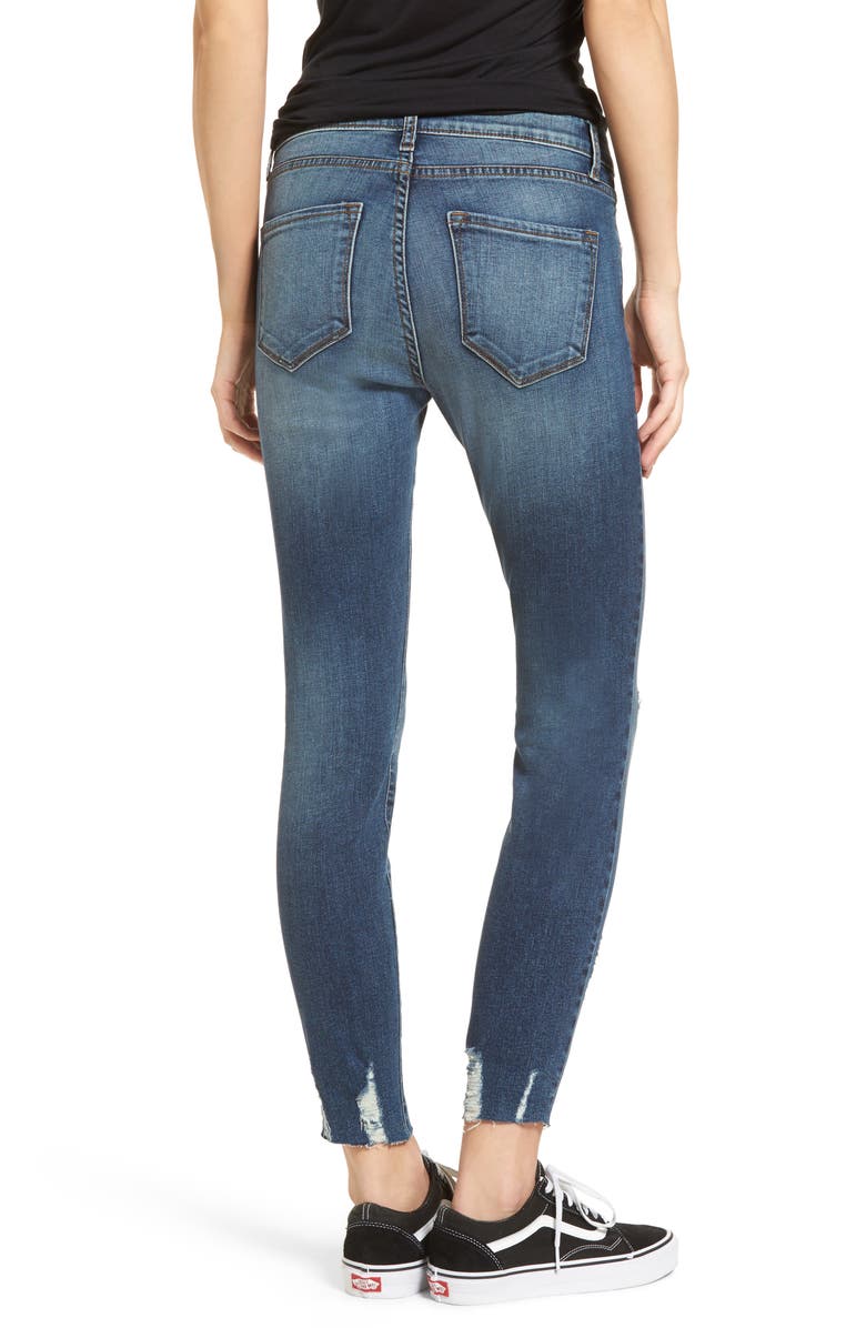 BP. Decon Distressed Skinny Jeans, Alternate, color, 