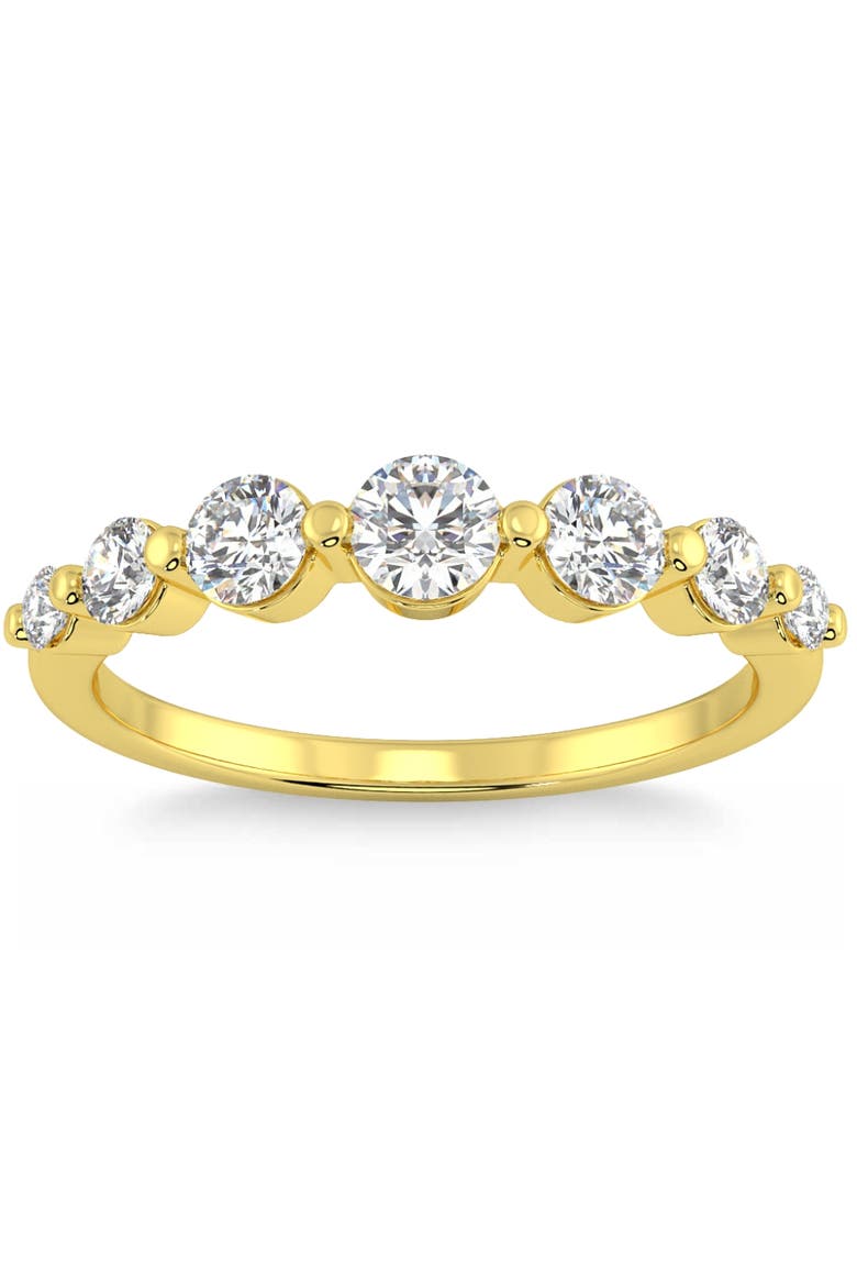 3/4Ct Graduated Diamond Anniversary Wedding Ring 14k Gold Lab Grown, Main, color, 14k Yellow Gold