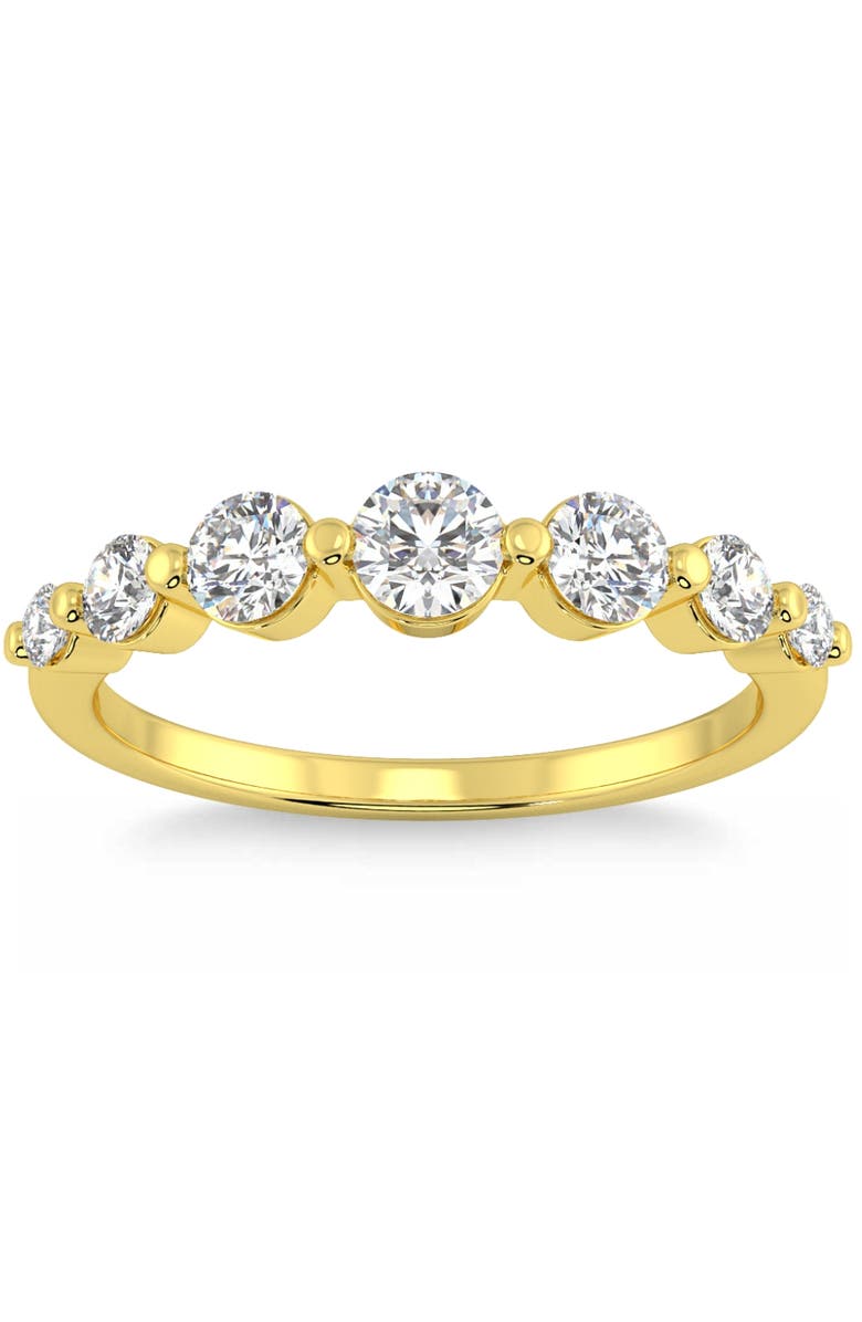 Bliss Diamond 3/4Ct Graduated Diamond Anniversary Wedding Ring 14k Gold Lab Grown, Main, color, 14K Yellow Gold