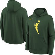 Nike Youth Nike Hunter Green WNBA Logo Essential Team Pullover Hoodie