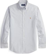 Polo Ralph Lauren Classic Fit Stripe Cotton Button-Down Oxford Shirt