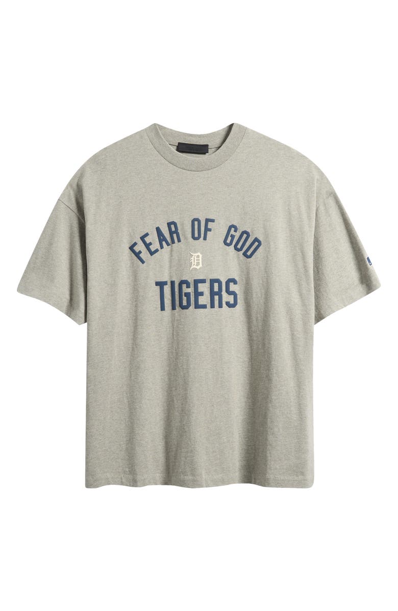 Fear of God Essentials MLB Detroit Tigers '90s Fit Graphic T-Shirt, Alternate, color, Warm Heather